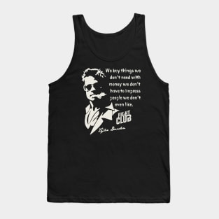 Tyler Durden Quote Tank Top